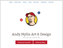 Tablet Screenshot of andymylin.com